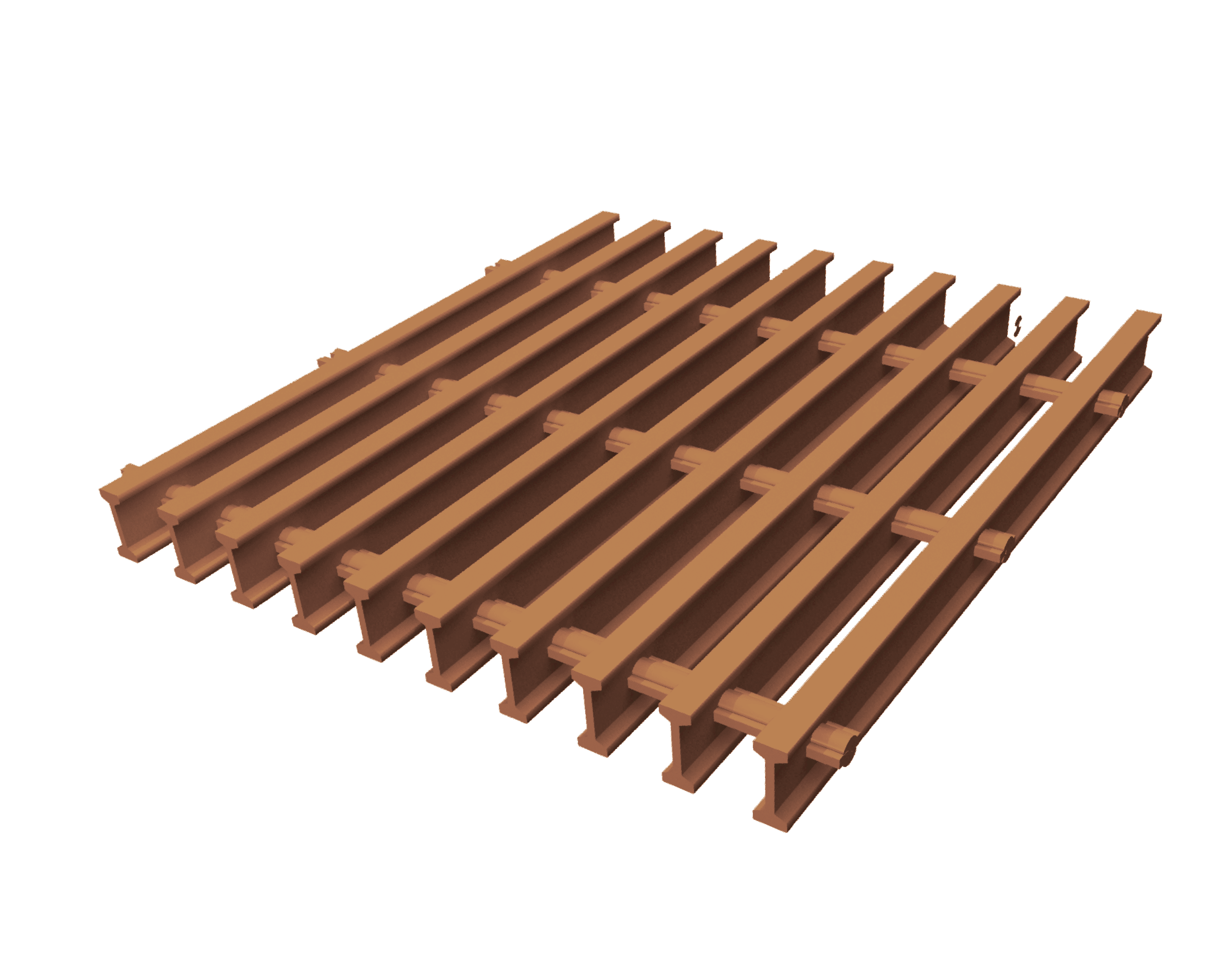 Phenolic Grating Antique Brown